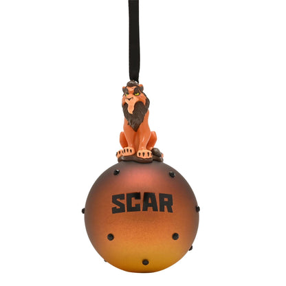 Disney Icons And Villains Scar On A Glass Bauble
