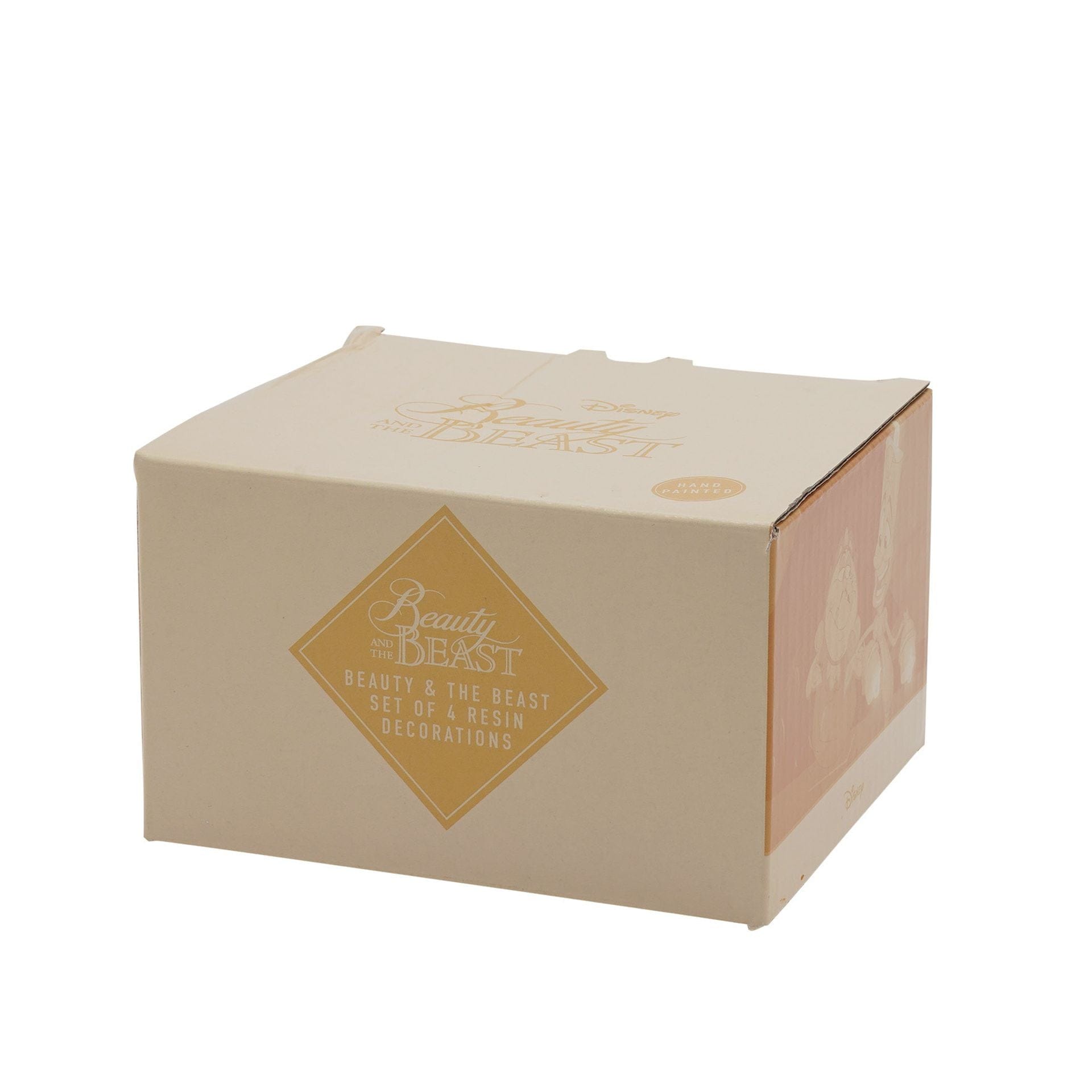 Disney Icons And Villains Set of 4 Beauty & The Beast Resin Hanging Decorations