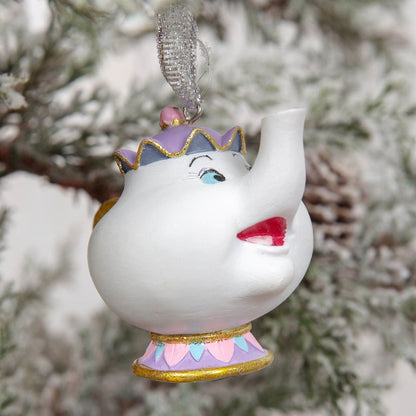 Disney Icons And Villains Set of 4 Beauty & The Beast Resin Hanging Decorations