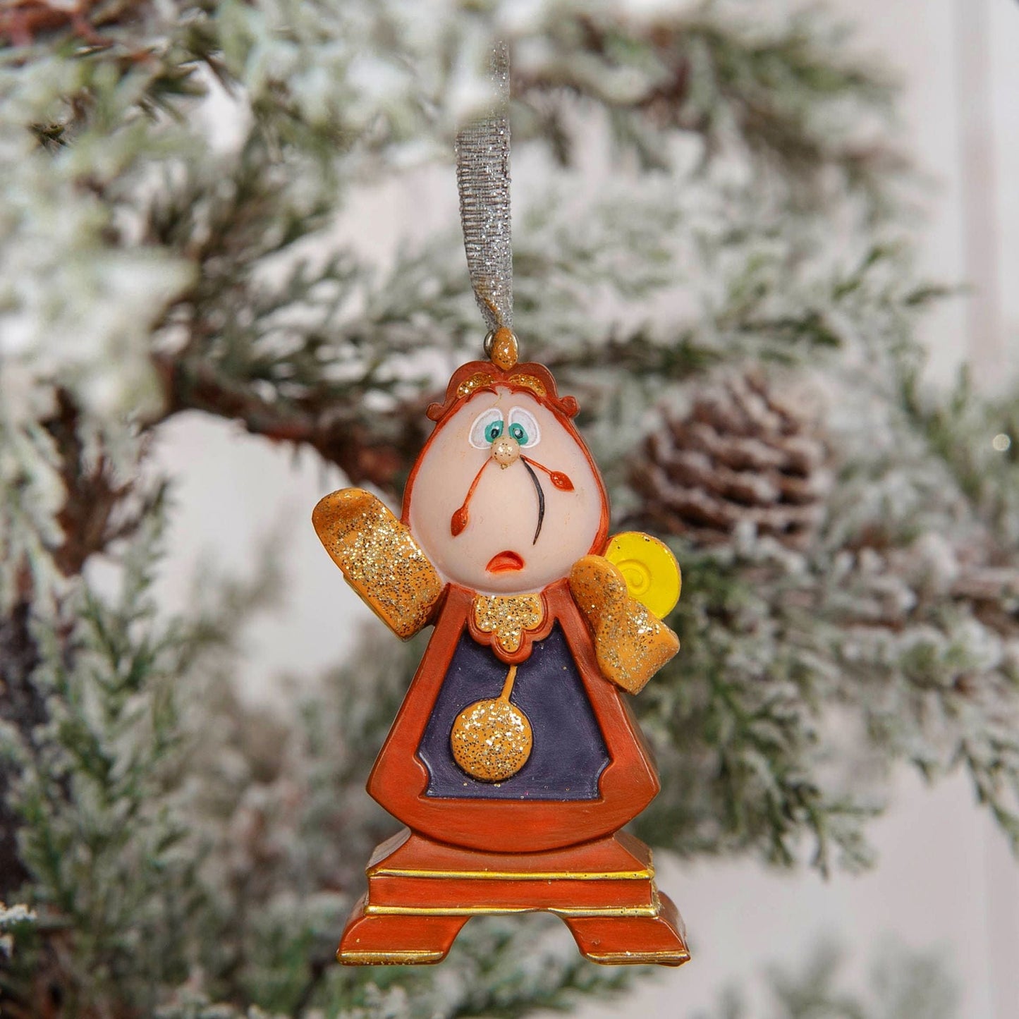 Disney Icons And Villains Set of 4 Beauty & The Beast Resin Hanging Decorations