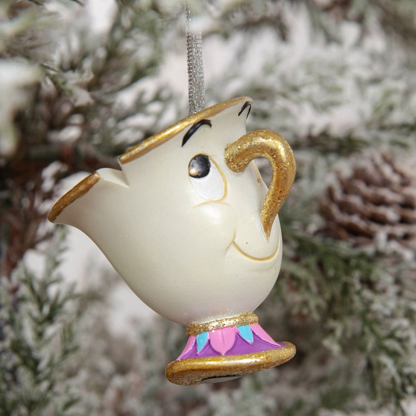 Disney Icons And Villains Set of 4 Beauty & The Beast Resin Hanging Decorations