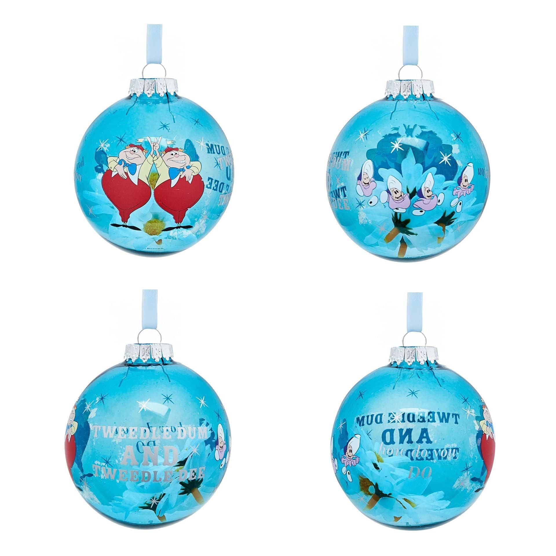 Disney Icons And Villains Set of 7 Baubles - Alice In Wonderland