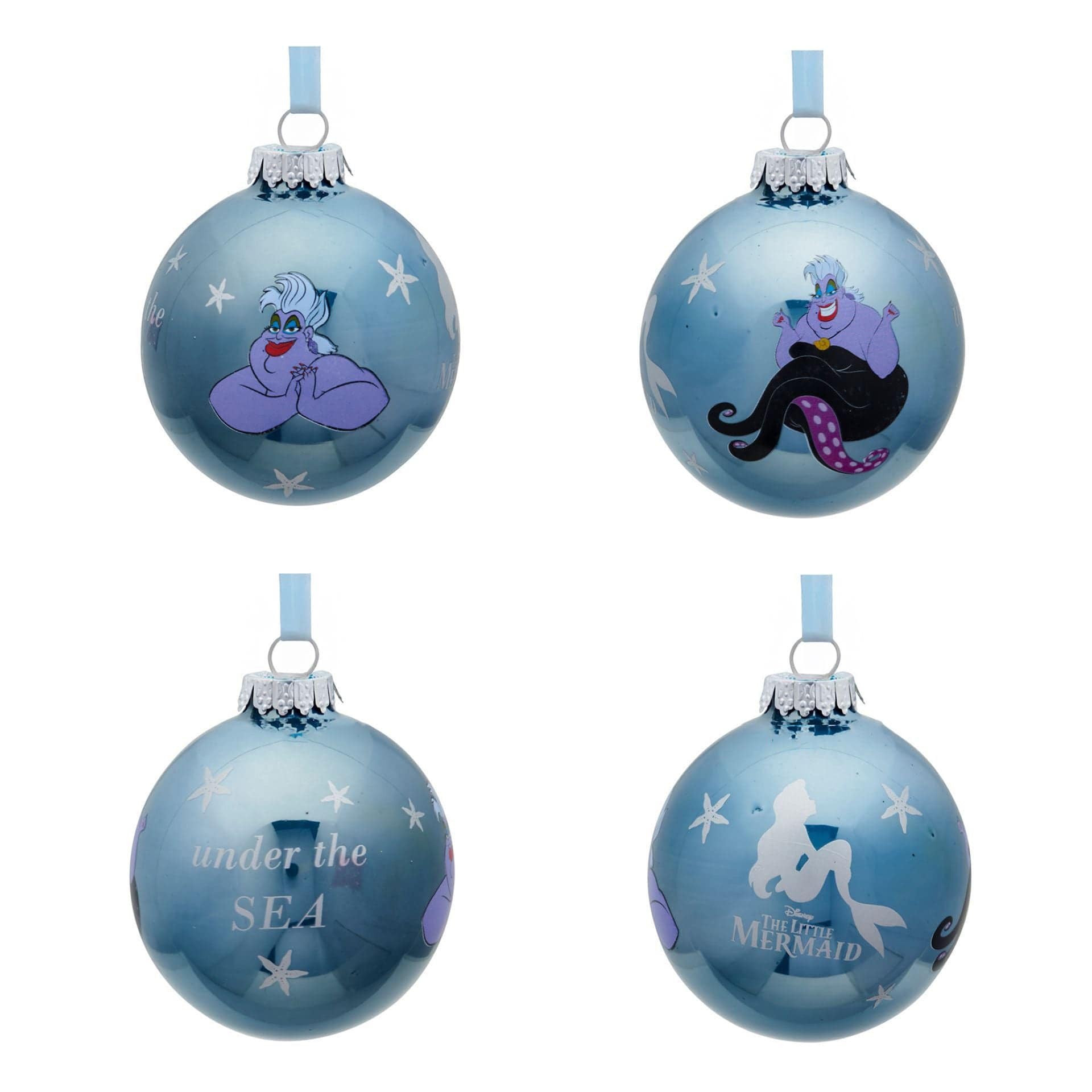 Disney Icons And Villains Set of 7 Baubles - The Little Mermaid