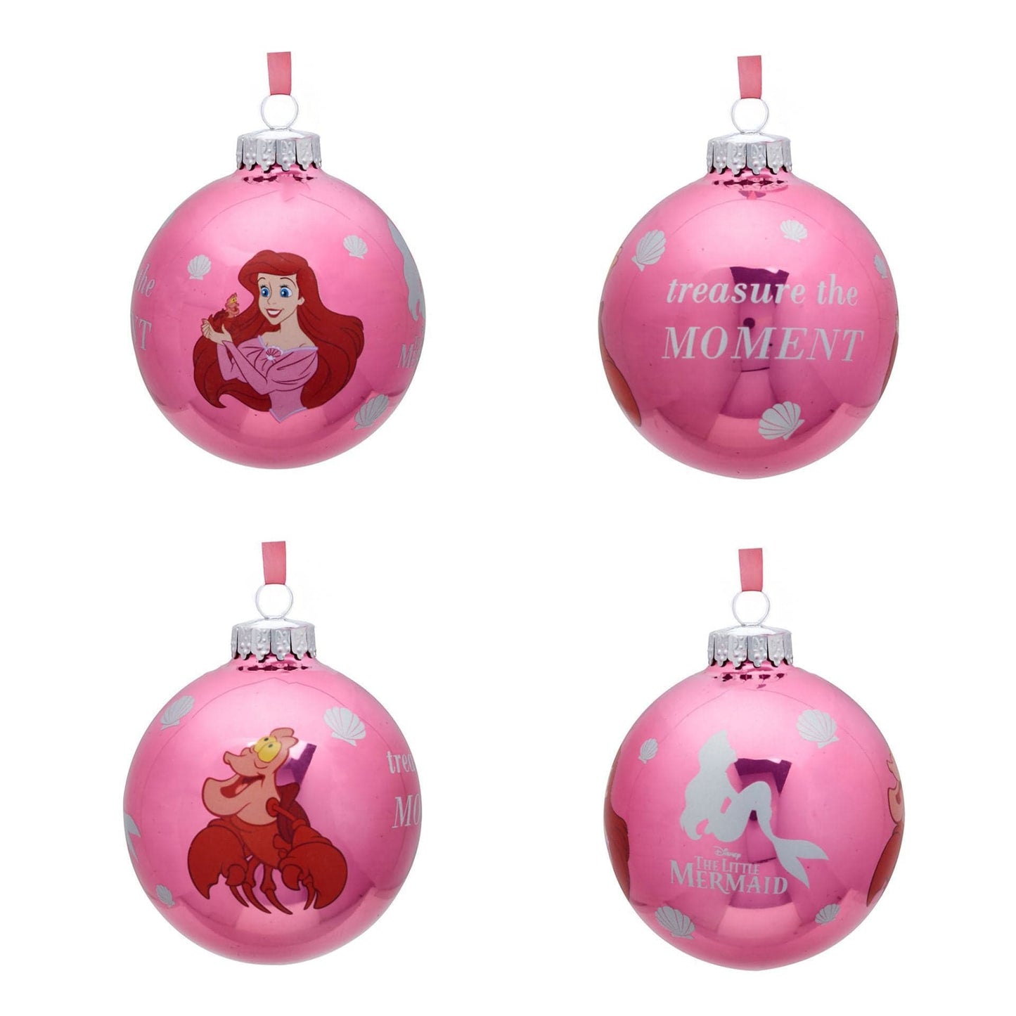 Disney Icons And Villains Set of 7 Baubles - The Little Mermaid