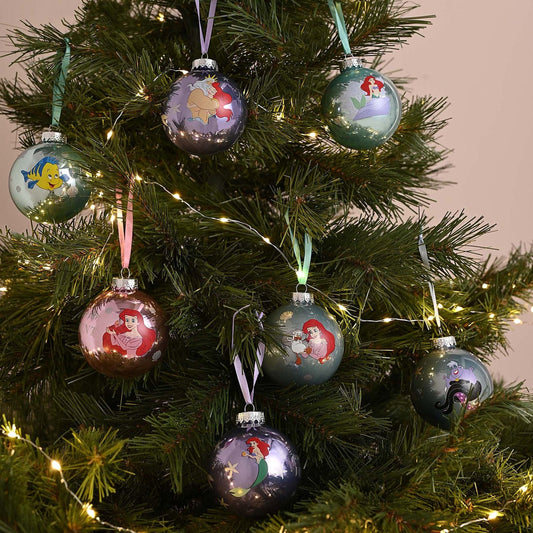 Disney Icons And Villains Set of 7 Baubles - The Little Mermaid