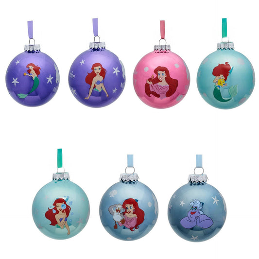 Disney Icons And Villains Set of 7 Baubles - The Little Mermaid