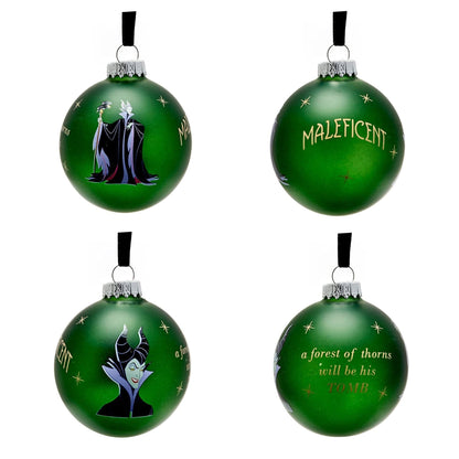 Disney Icons And Villains Set of 7 Baubles - Villains