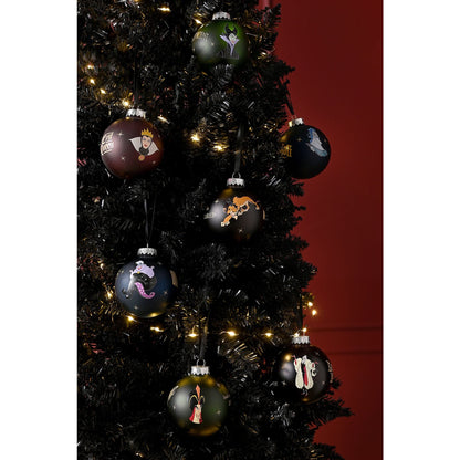 Disney Icons And Villains Set of 7 Baubles - Villains