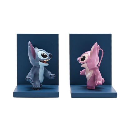 Disney Icons And Villains Stitch & Angel Bookends