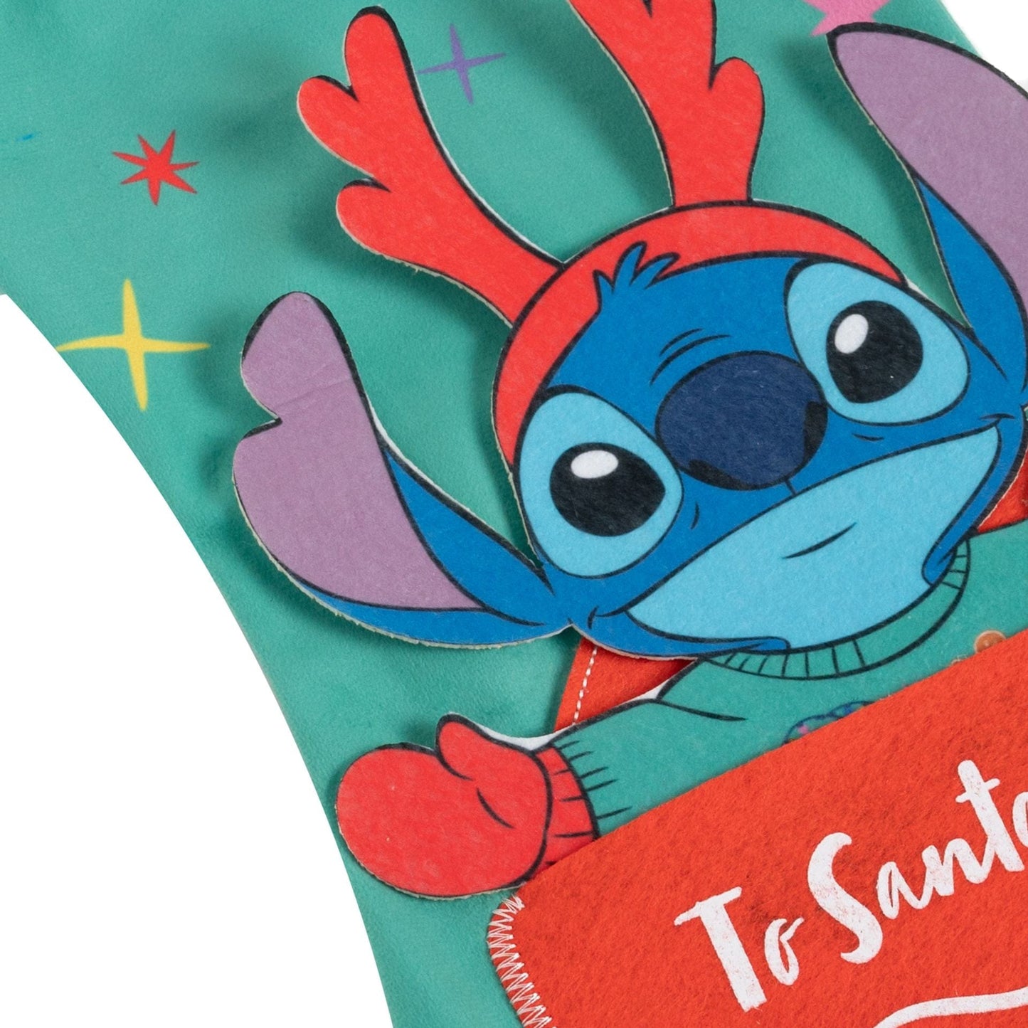 Disney Icons And Villains Stitch Christmas Stocking