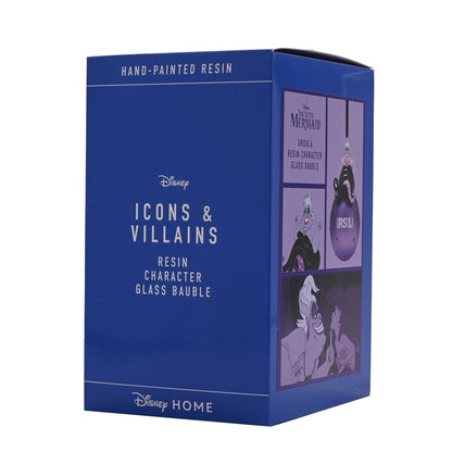 Disney Icons And Villains Ursula On A Glass Bauble The Little Mermaid