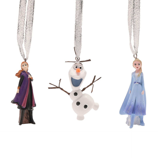 Disney Icons & Villains Set of 3 Frozen Hanging Decorations