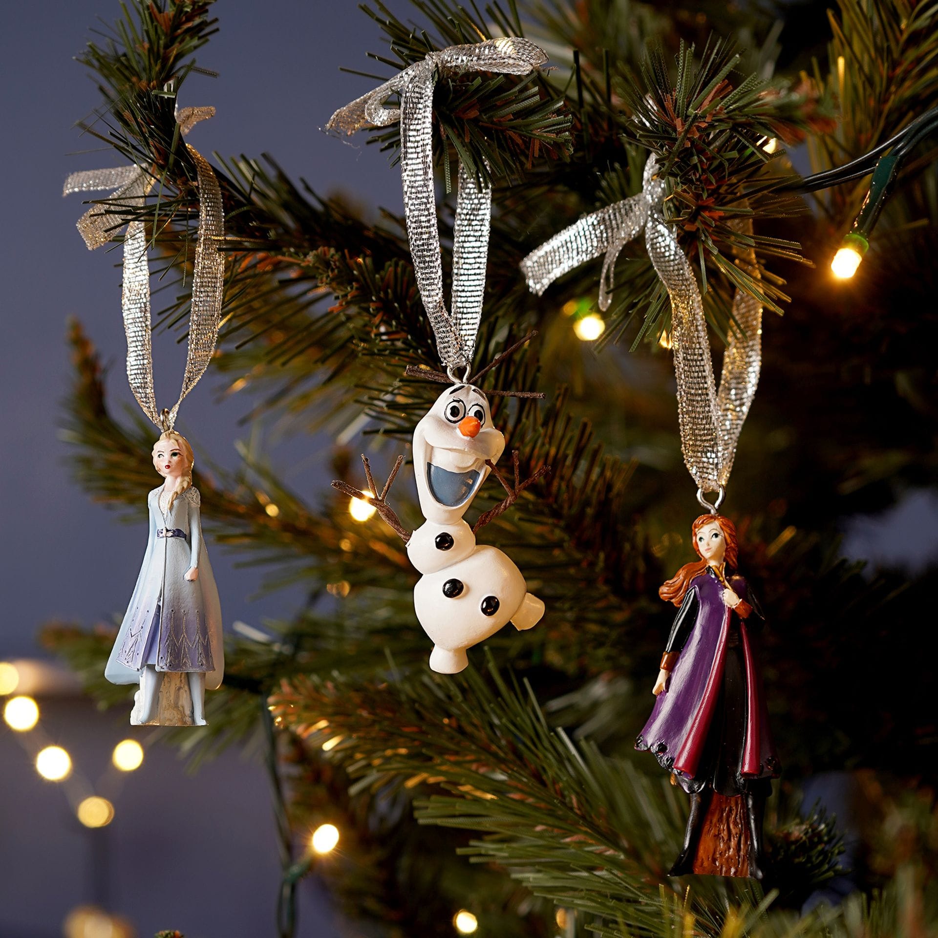 Disney Icons & Villains Set of 3 Frozen Hanging Decorations