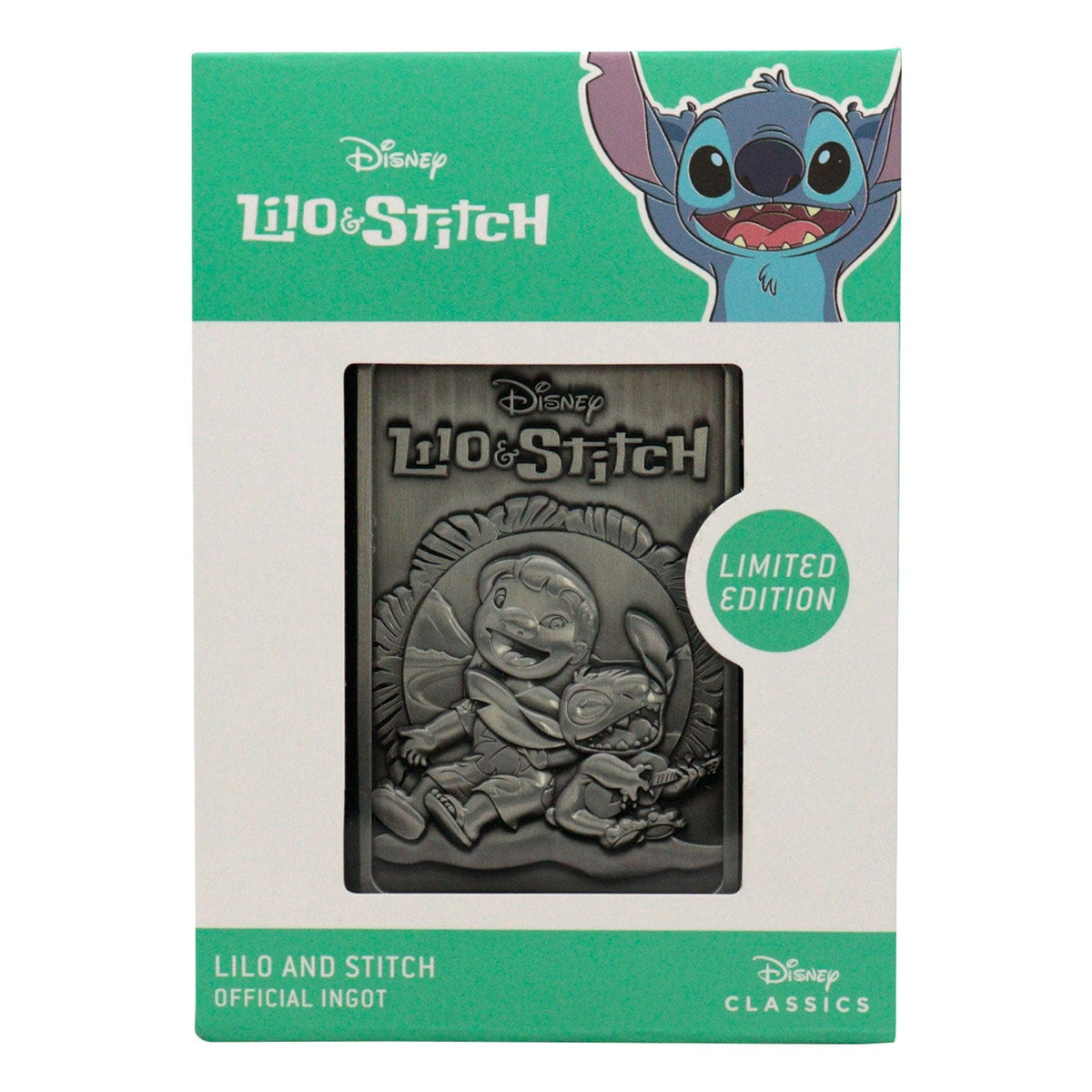 Disney Limited Edition Lilo & Stitch Collectable Ingot By Fanattik