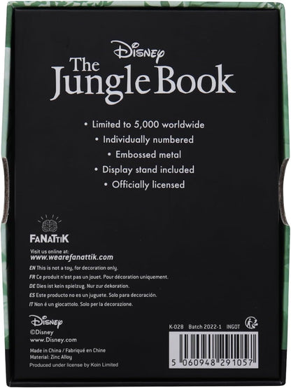Disney Limited Edition The Jungle Book Collectable Ingot