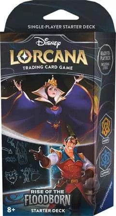 Disney Lorcana Rise Of The Floodborn Amber & Sapphire  Starter Deck