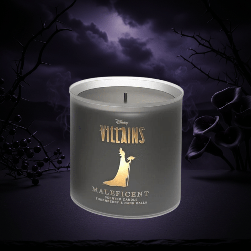 Disney Maleficent Thornberry & Dark Calla Candle by Disney Home Fragrance