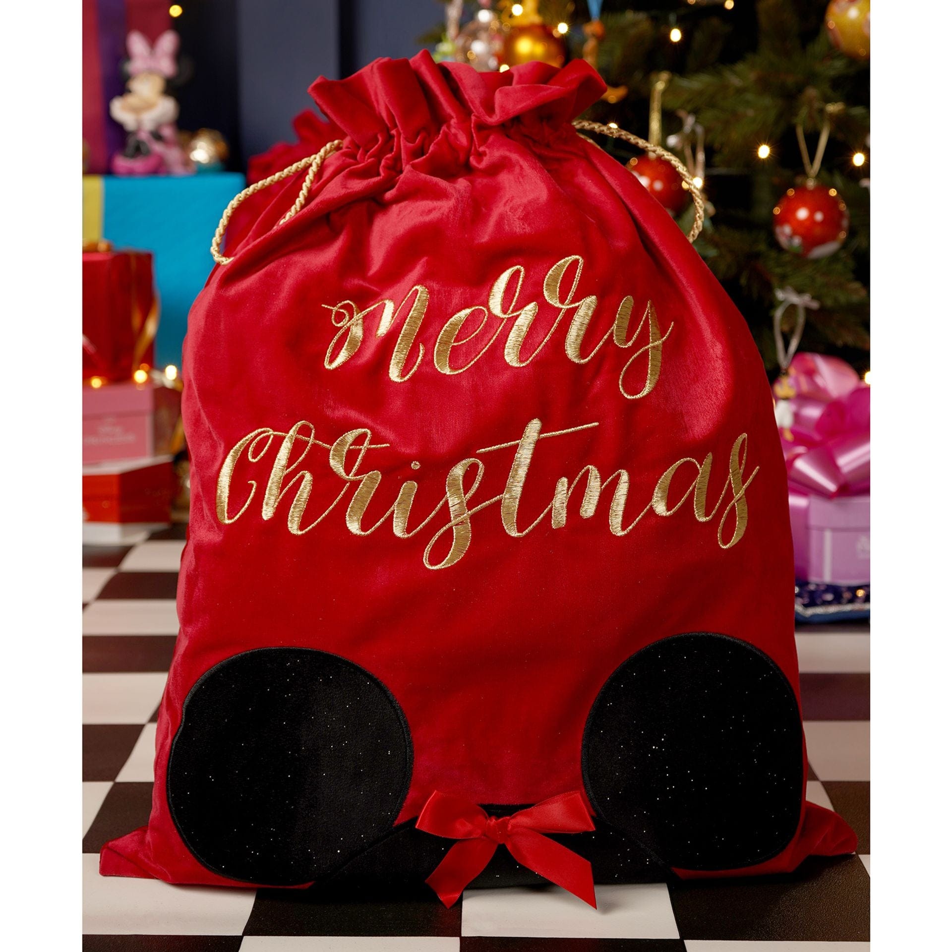 Disney Merry Christmas Gift Sack Minnie