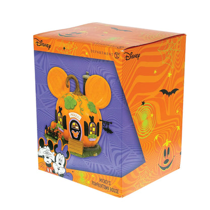 Disney Mickey's Pumpkintown House Figurine Disney Village By Department 56