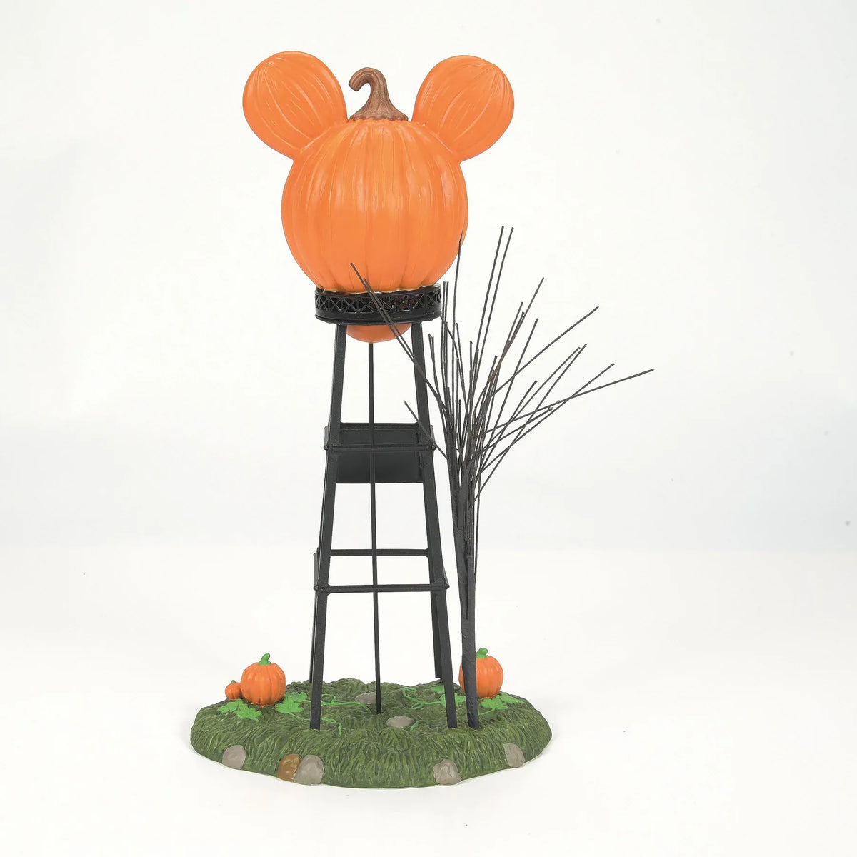 Disney Mickey's Pumpkintown Water Tower Figurine Disney Village By Department 56