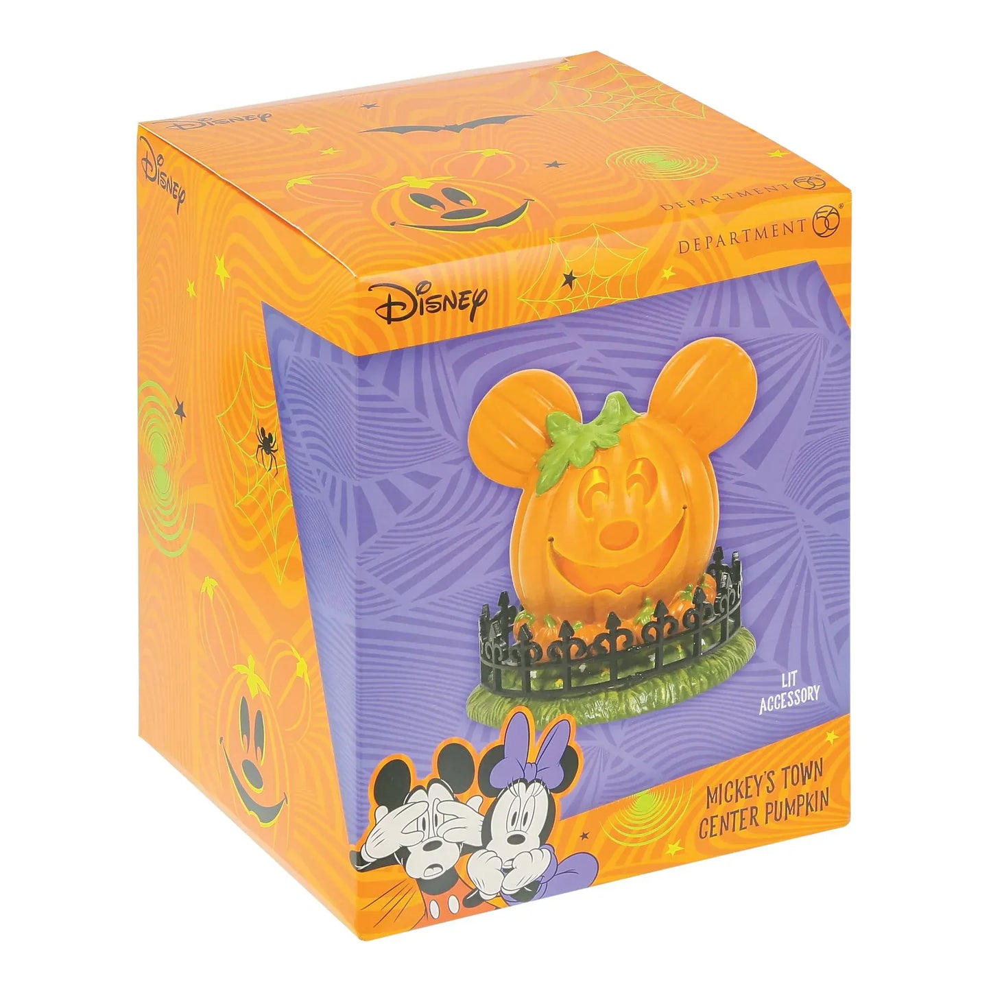 Disney Mickey's Town Centre Pumpkin Figurine Disney Village By Department 56
