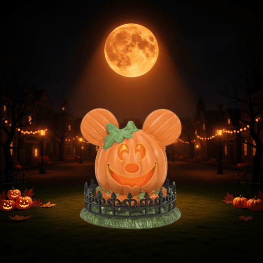 Disney Mickey's Town Centre Pumpkin Figurine Disney Village By Department 56