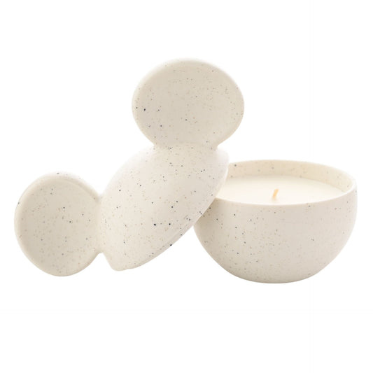 Disney Mickey White Ceramic Vessel Fragranced Candle Lychee & Pear