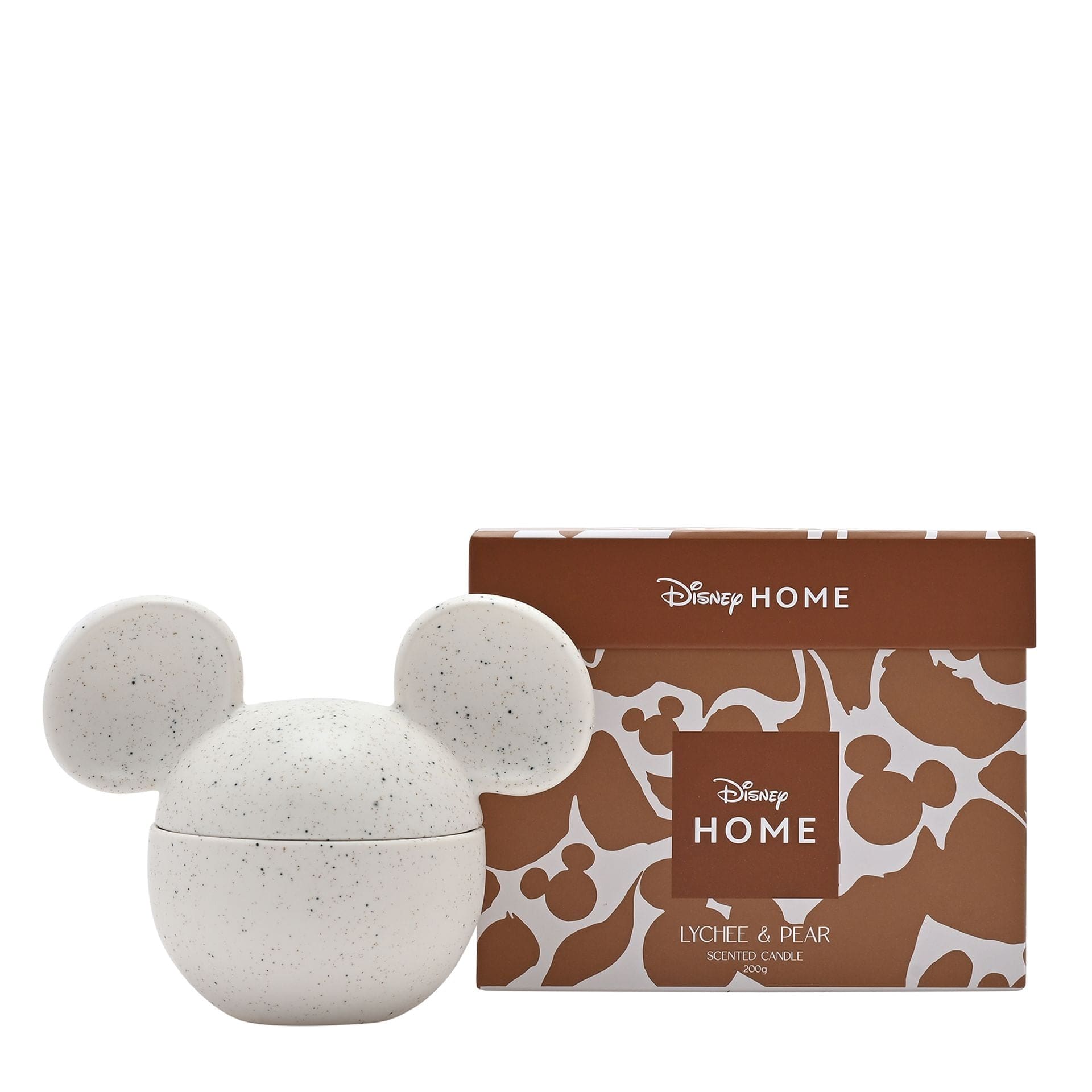 Disney Mickey White Ceramic Vessel Fragranced Candle Lychee & Pear