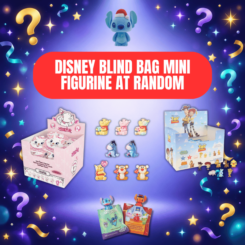 Disney Mini Figurine Blind Bag - Minnie/Mickey/Marie/Stitch/Toy Story ONE AT RANDOM