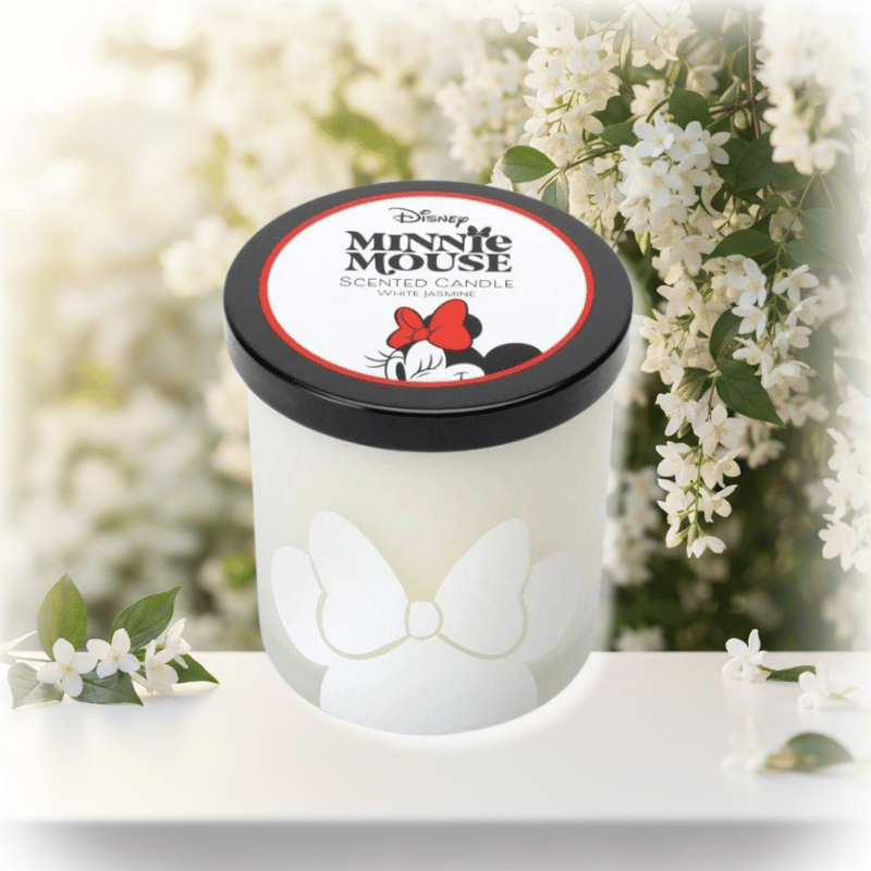 Disney Minnie Mouse White Jasmine Candle by Disney Home Fragrance