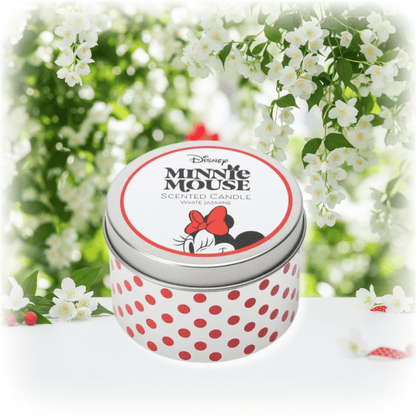 Disney Minnie Mouse White Jasmine Tin Candle by Disney Home Fragrance