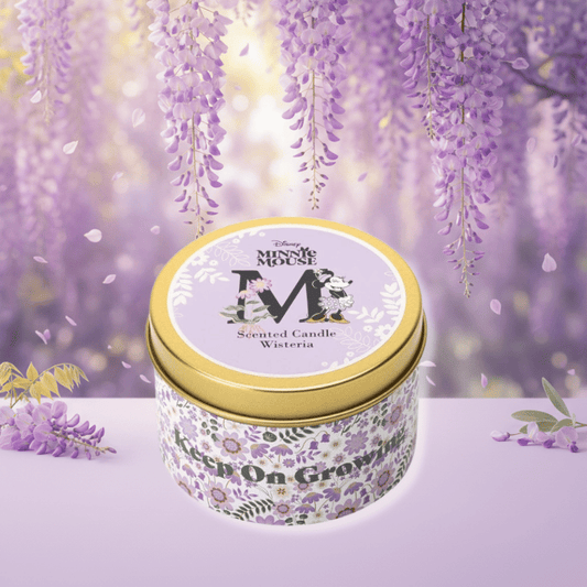 Disney Minnie Mouse Wisteria Tin Candle by Disney Home Fragrance