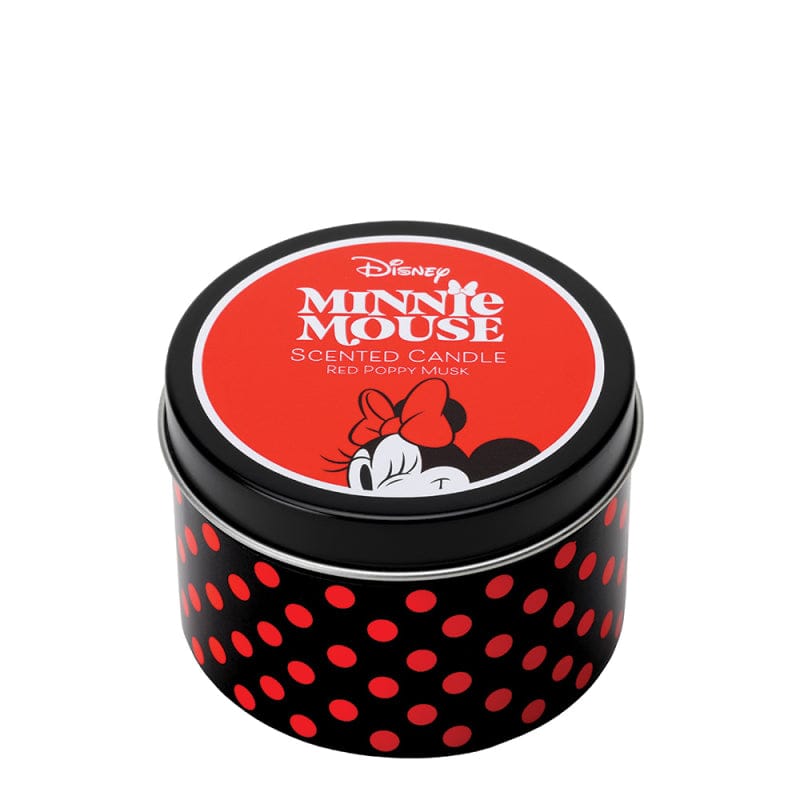 Disney Minnie Red Poppy Musk Tin Candle by Disney Home Fragrance