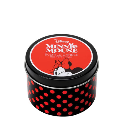 Disney Minnie Red Poppy Musk Tin Candle by Disney Home Fragrance