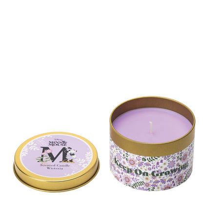 Disney Minnie Wisteria Tin Candle by Disney Home Fragrance