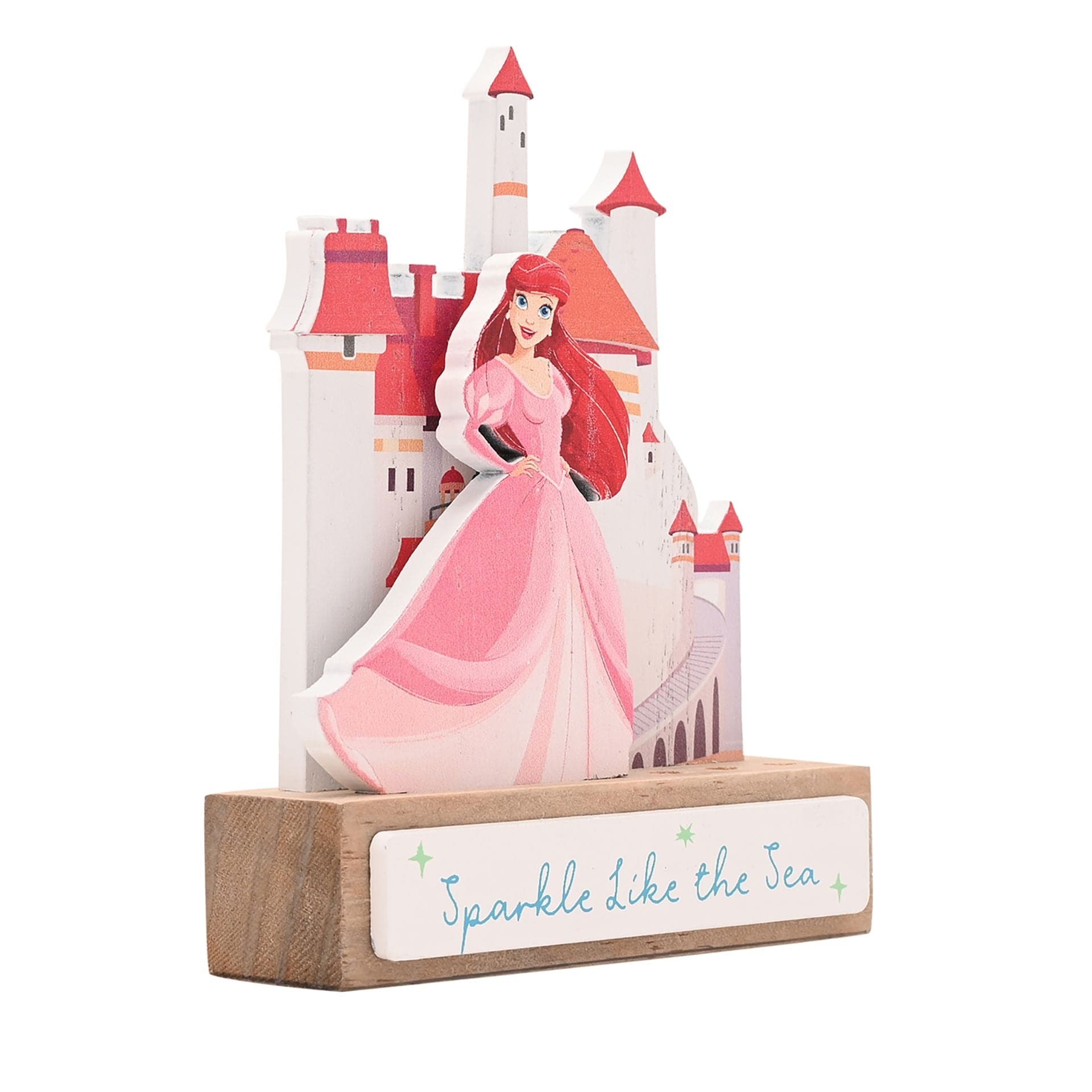 Disney Pastel Princess Mini Castle Plaque - Ariel The Little Mermaid