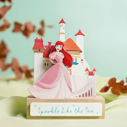 Disney Pastel Princess Mini Castle Plaque - Ariel The Little Mermaid