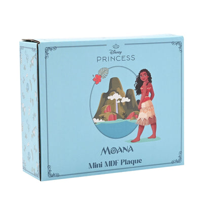 Disney Pastel Princess Mini Castle Plaque - Moana
