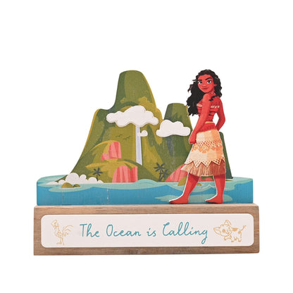 Disney Pastel Princess Mini Castle Plaque - Moana