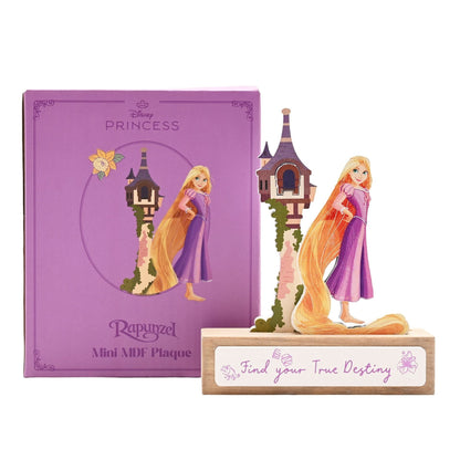 Disney Pastel Princess Mini Castle Plaque - Rapunzel Tangled
