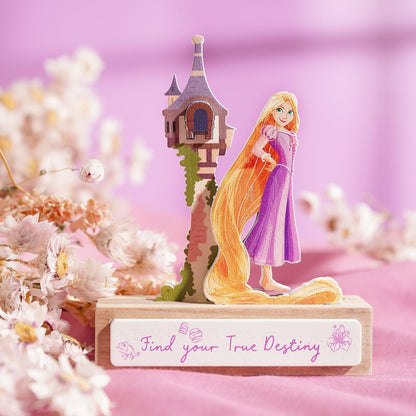 Disney Pastel Princess Mini Castle Plaque - Rapunzel Tangled