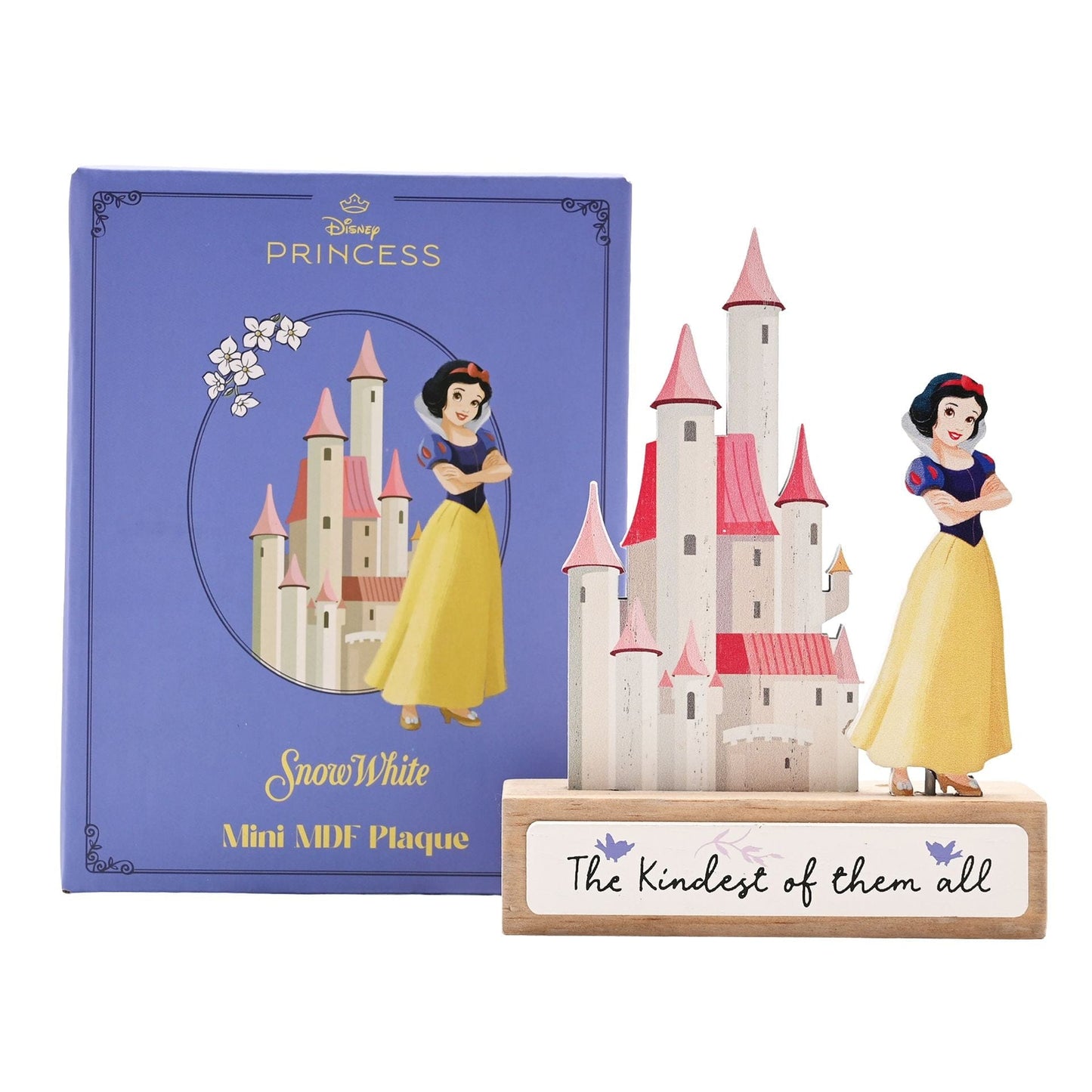 Disney Pastel Princess Mini Castle Plaque - Snow White