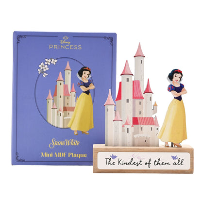 Disney Pastel Princess Mini Castle Plaque - Snow White