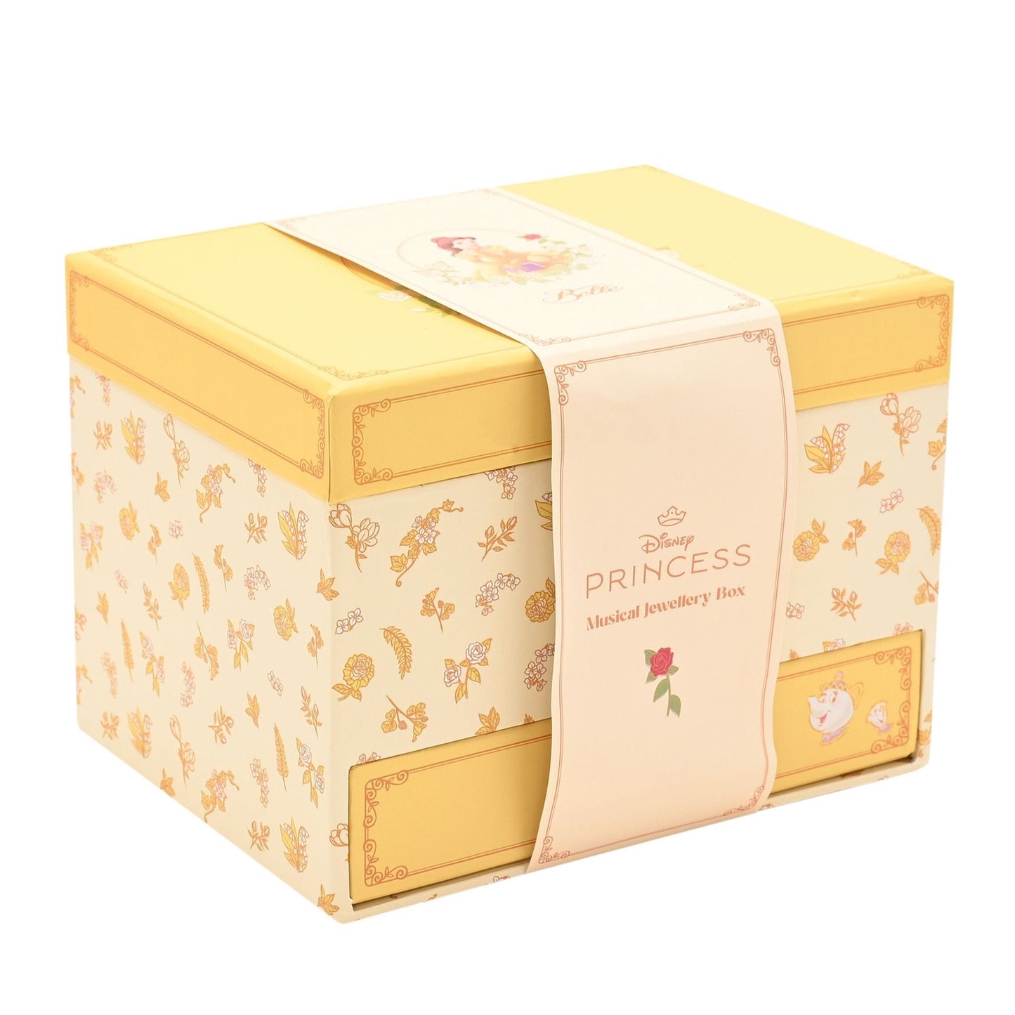 Disney Pastel Princess Musical Jewellery Box - Belle Beauty And The Beast