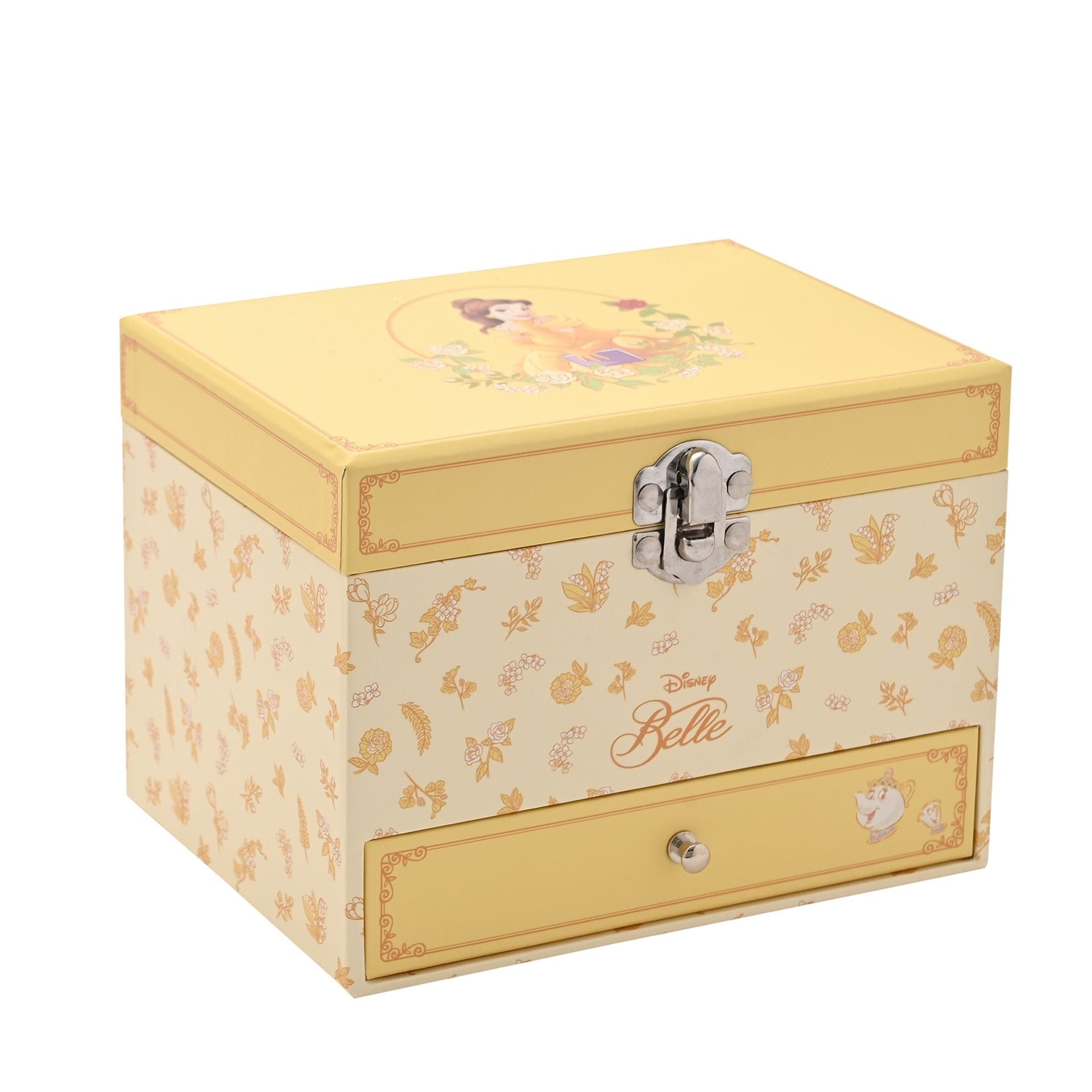 Disney Pastel Princess Musical Jewellery Box - Belle Beauty And The Beast