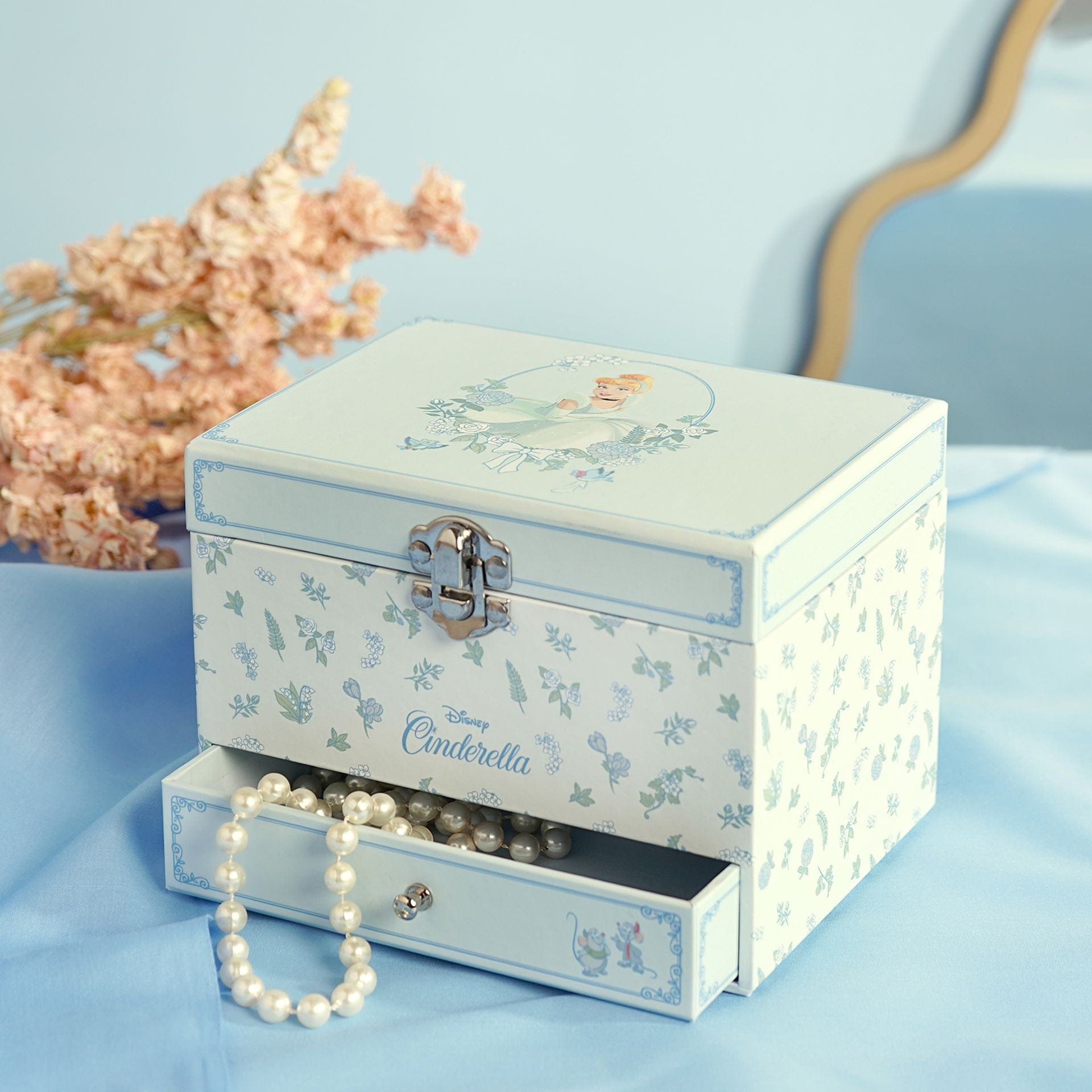 Disney Pastel Princess Musical Jewellery Box - Cinderella