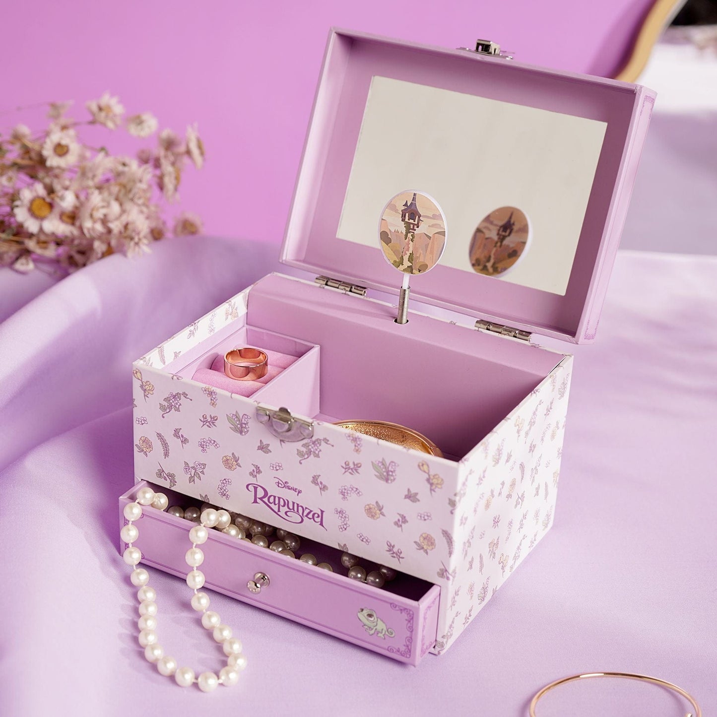 Disney Pastel Princess Musical Jewellery Box - Rapunzel Tangled