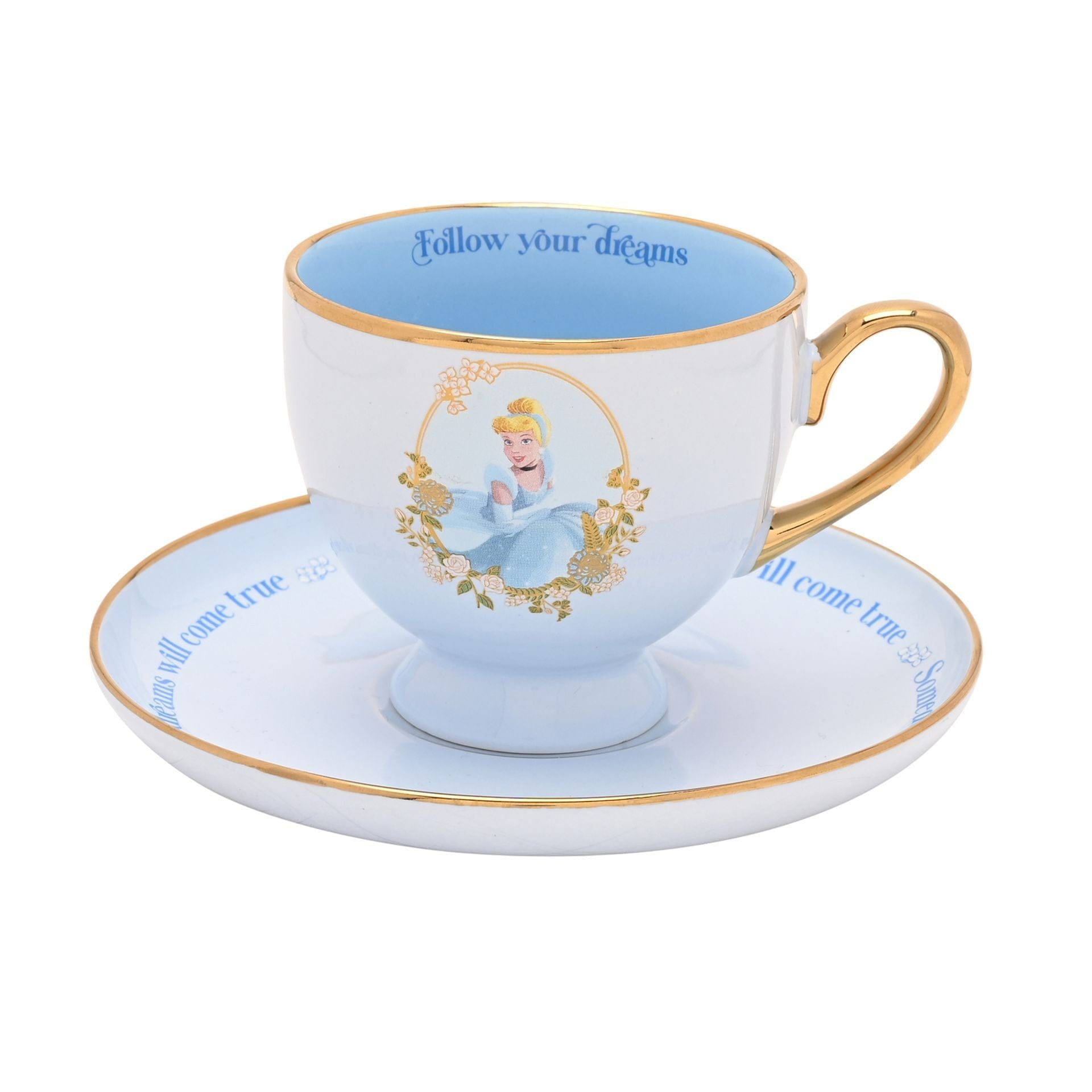 Disney Pastel Princess Tea Cup & Saucer - Cinderella