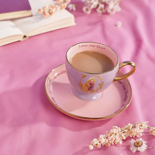Disney Pastel Princess Tea Cup & Saucer - Rapunzel