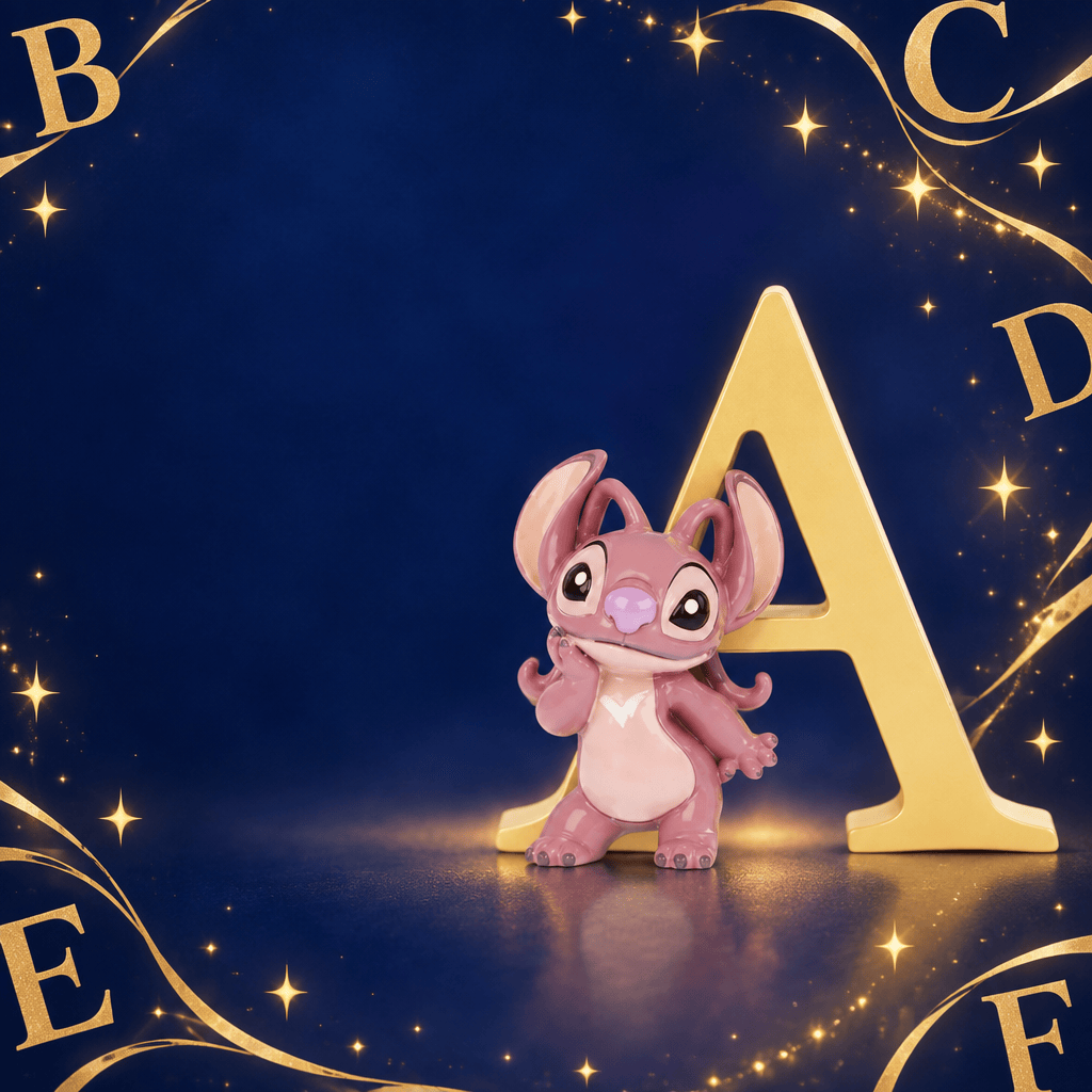 Disney Showcase Alphabet Letter A Angel Figurine